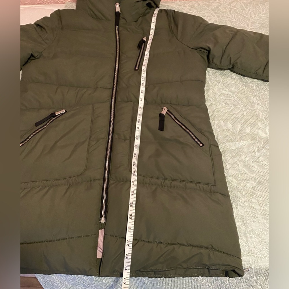 Hollister Dark Green Puffer Jacket - Picture 11 of 11